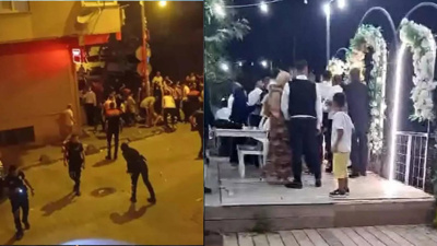 Düğüne 500 bin lira harcadı. Sokak kovalamacasının ortasında kaldılar