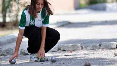 Karadeniz'in küçük bir ilçesinde bocceyle tanışan Eda'nın hedefi Avrupa şampiyonluğu