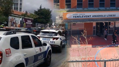 Etiler'de lisede öğretmen okul içerisinde ateş etti. Üzerinden 1 tabanca 3 bıçak bulundu