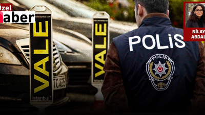 Yolu kapatan 2 vale, göreve giden polisi darp etti!