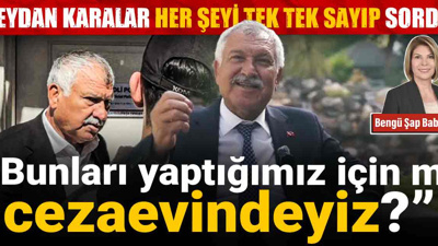 Zeydan Karalar her şeyi tek tek sayıp sordu: Bunları yaptığımız için mi cezaevindeyiz?