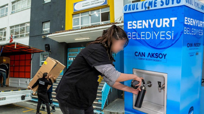 Esenyurt kayyumu İnan Güney’in projesini kopyaladı: Yetmedi sebilin üstüne adını yazdırdı
