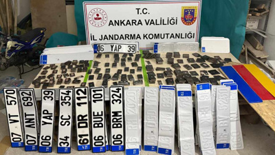 Başkentte sahte plaka operasyonu: 2 kişi yakalandı