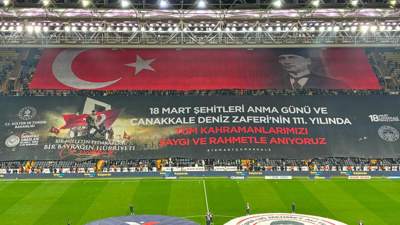 Fenerbahçe'den 18 Mart Çanakkale Deniz Zaferi ve Şehitleri Anma Günü için özel koreografi