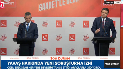 Son Dakika | Özgür Özel'den Mansur Yavaş hakkındaki soruşturma iznine ilk tepki