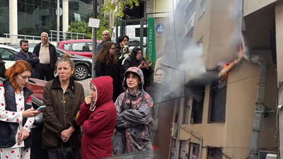 Şişli'de yangın paniği!