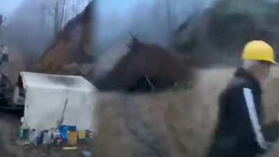 Giresun’da heyelan felaketi! İşçiler kıl payı kurtuldu