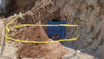 Belediye kazı yaparken insan kemikleri çıktı! Bölgeye giriş çıkışlar kapatıldı