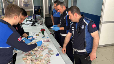 Dilencinin üzerinden binlerce lira çıktı