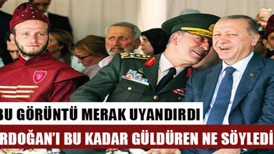 Hulusi Akar ne söyledi de Erdoğan'ı böyle güldürdü?