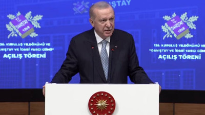 Erdoğan Danıştay'ın kuruluş yıldönümünde konuştu: Yargı yetkisine hukuk dışı müdahele hoş karşılanmaz