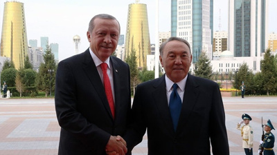 Erdoğan Kazakistan'da: İnşallah atılmış olan adımlar Astana'da noktalanır