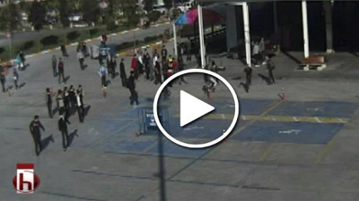 İstanbul Beylikdüzü'ndeki lisede dehşet anları!