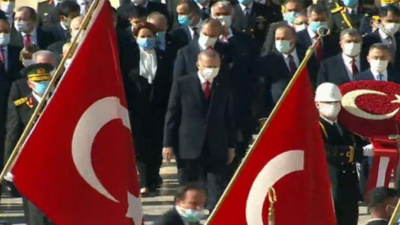 Devlet Erkanı Anıtkabir'i ziyaret etti