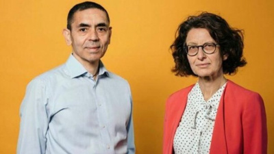 Özlem Türeci ve Uğur Şahin'e Financial Times'tan büyük onur
