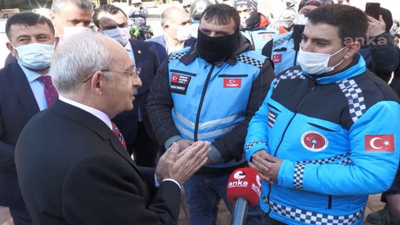 Kılıçdaroğlu, motokuryecilerle buluştu: Kapımızı her zaman çalabilirsiniz