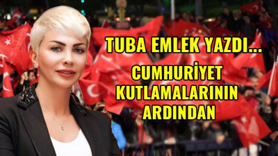Cumhuriyet kutlamalarının ardından...