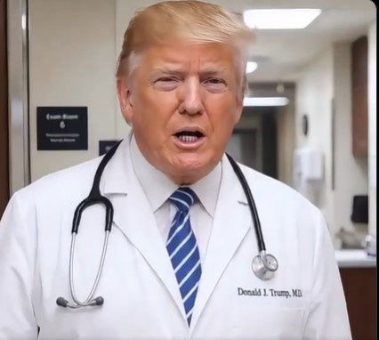 Trump 'doktor' oldu, reçete yazdı: 'Diyet kola için!' - Resim : 1