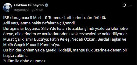 Silivri Cezaevi'nde gece operasyonu: İBB tutukluları apar topar geri gönderildi - Resim : 2