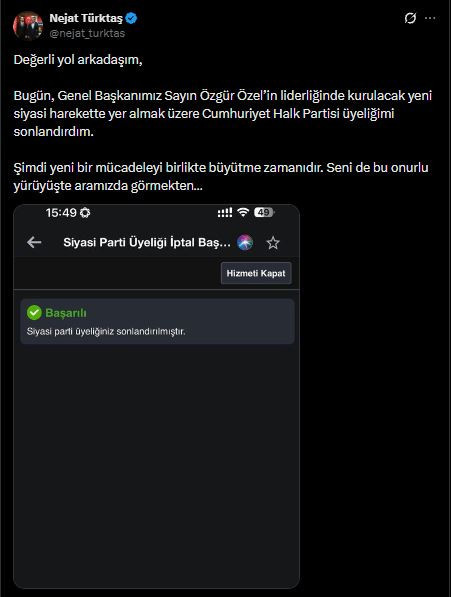 Son Dakika | Özgür Özel yeni partiyi duyurdu: CHP'de istifa furyası başladı - Resim : 3
