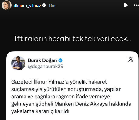 Son Dakika | Deniz Akkaya hakkında yakalama kararı - Resim : 2