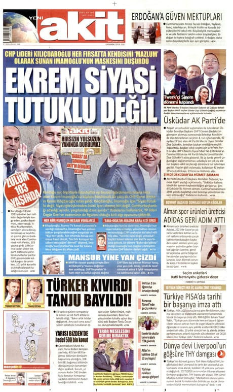 Beklenen oldu... Kılıçdaroğlu’nun sözleri tam sayfa Akit manşetinde - Resim : 2