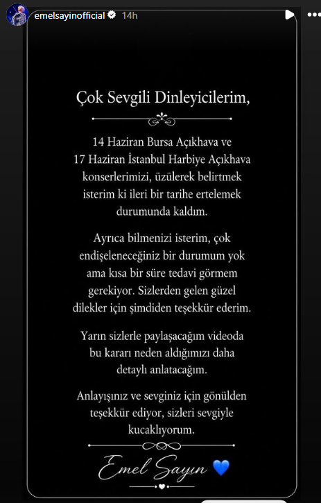 Emel Sayın'dan üzen haber! 'Tedavi görmem gerekiyor' - Resim : 3