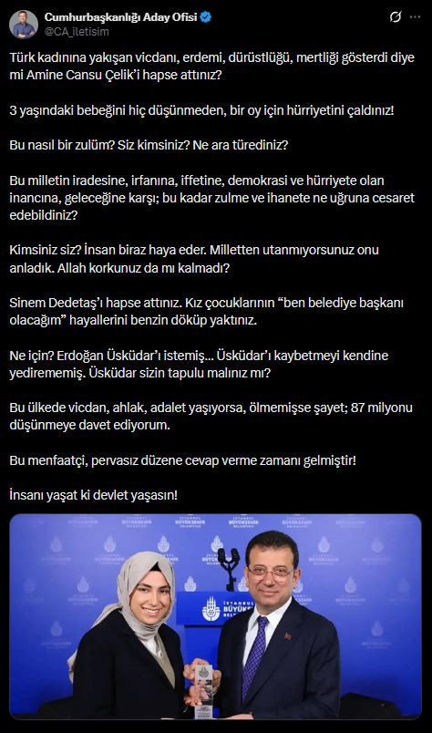 Son Dakika | İmamoğlu'ndan iktidara Üsküdar tepkisi: Bu pervasız düzene cevap verme zamanı gelmiştir - Resim : 2