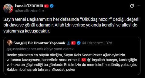 Sedat Peker Türkiye'ye mi dönüyor? MHP Genel Başkan Yardımcısı açıkladı - Resim : 2