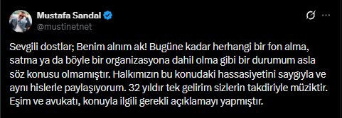 Eşinin adı fon skandalına karıştı: Mustafa Sandal'dan ilk açıklama - Resim : 3