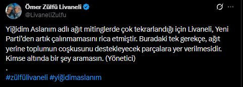 Zülfü Livaneli neden YENİ Parti'ye 'Yiğidim Aslanım' ricasında bulunduğunu açıkladı - Resim : 2