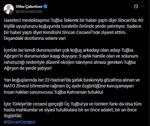 LGBTİ+ haberi nedeniyle tutuklanmıştı: Gazeteci Tuğba Tekerek 40 kişilik koğuşta yerde yatıyor - Resim : 3
