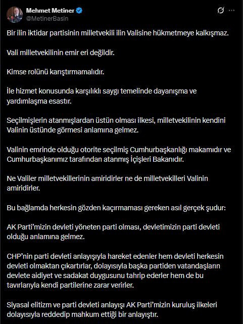AKP'li Mehmet Metiner partisini zehir zemberek sözlerle uyardı - Resim : 2