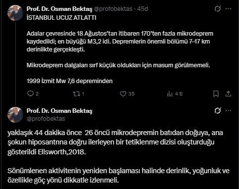 Osman Bektaş'tan Adalar'daki deprem fırtınası sonrası yürekleri ağza getiren uyarı: İzmit'i hatırlattı - Resim : 2