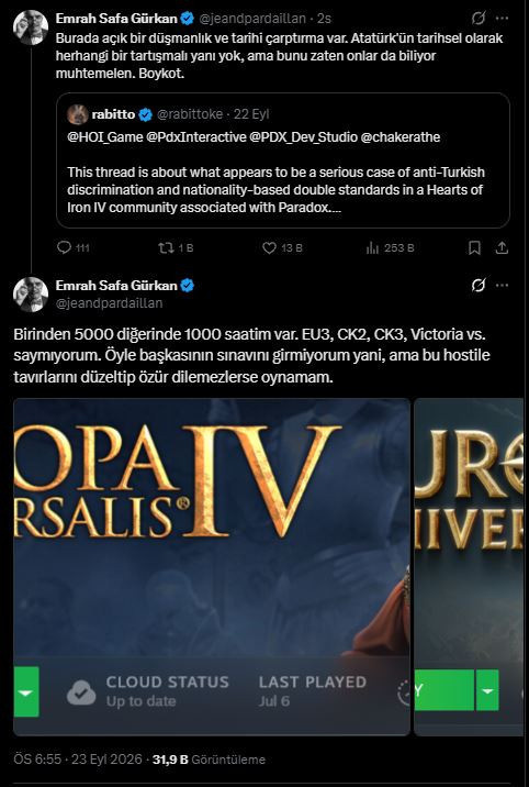 Ünlü strateji oyunu Hearts of Iron'a "Atatürk" boykotu: Tarihçi Emrah Safa Gürkan da katıldı - Resim : 3