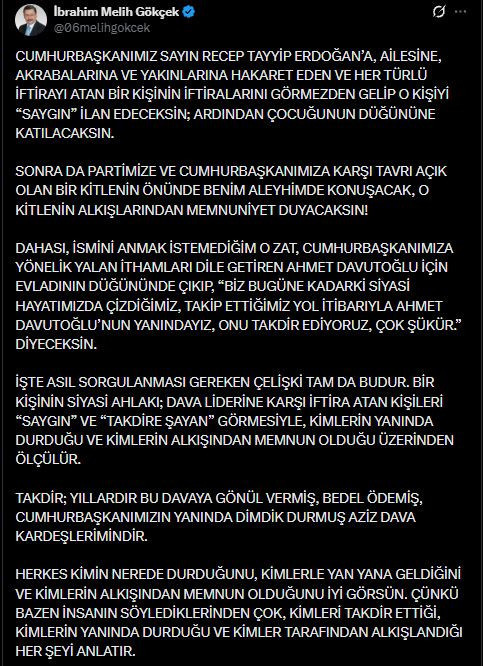 Kavgada yeni perde: Melih Gökçek'ten Bülent Arınç'a yanıt geldi - Resim : 3