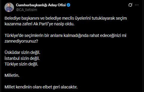 Son Dakika | İmamoğlu'ndan Üsküdar tepkisi: Başkan ve üyeleri tutuklayarak seçim kazanmak AKP'ye nasip oldu - Resim : 2