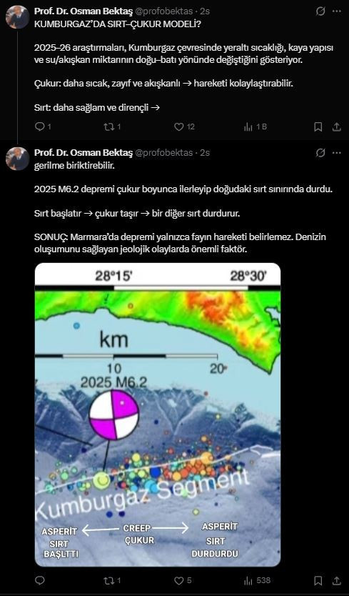 Ünlü profesörden Marmara depremi için ezber bozan açıklama geldi: Yanlış bilineni açıkladı - Resim : 3