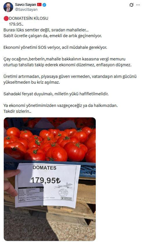 Domatesin fiyatını gören AKP'li Savcı Sayan Kelle istiyor - Resim : 3