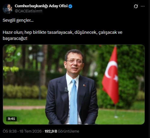 İmamoğlu'ndan gençlere: Hazır olun, hep birlikte başaracağız - Resim : 1