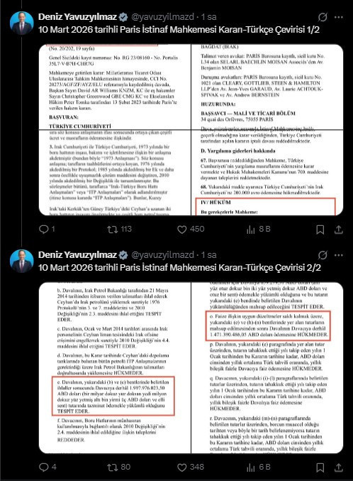 CHP'li Yavuzyılmaz: AKP, Paris davasını kaybetti! Gizlenen dava sonucuna ulaştık - Resim : 6