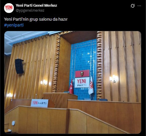 Son Dakika | YENİ Parti'nin grup toplantısı tarihi belli oldu: Hazırlıklar tamamlandı - Resim : 1
