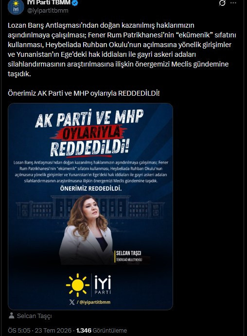 Ruhban Okulu önergesi AKP ve MHP oylarıyla reddedildi - Resim : 1