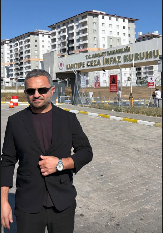 Komedyen Ali Congun tutuklu Deniz Göktaş'ı ziyaret etti: Sağlık durumu ve morali iyi - Resim : 1
