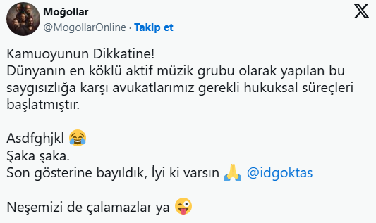 Deniz Göktaş'ın gözaltına alınmasına tepki yağdı! 'Memleket, kahkahaya bile tutanak tutuyor' - Resim : 3