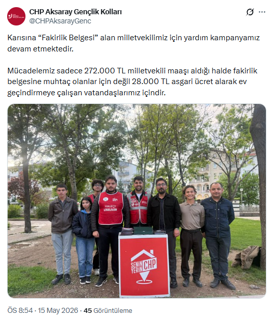Liseli gençler kolları sıvadı: Eşi 'fakirlik belgesi' alan AKP'li vekil için 'yardım kampanyası' - Resim : 2