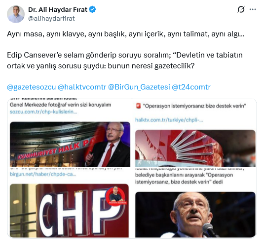 Kılıçdaroğlu’nun basını hedef alan iletişimcisini Ahmet Hakan fena benzetti - Resim : 1