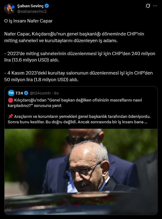 Kılıçdaroğlu'nun giderlerini karşılayan iş insanının kim olduğunu açıkladı - Resim : 4