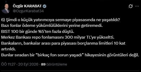 YENİ Partili Karabat ve Tanrıkulu'ndan fon krizi tepkisi: 525 milyarlık bir zarara göz yumulmuş! - Resim : 7