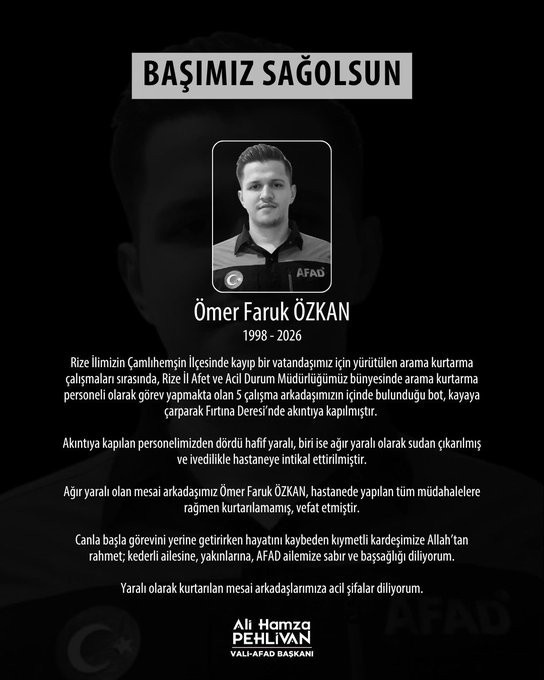 İçişleri Bakanı Çiftçi AFAD personeli için taziye mesajı yayımladı - Resim : 2